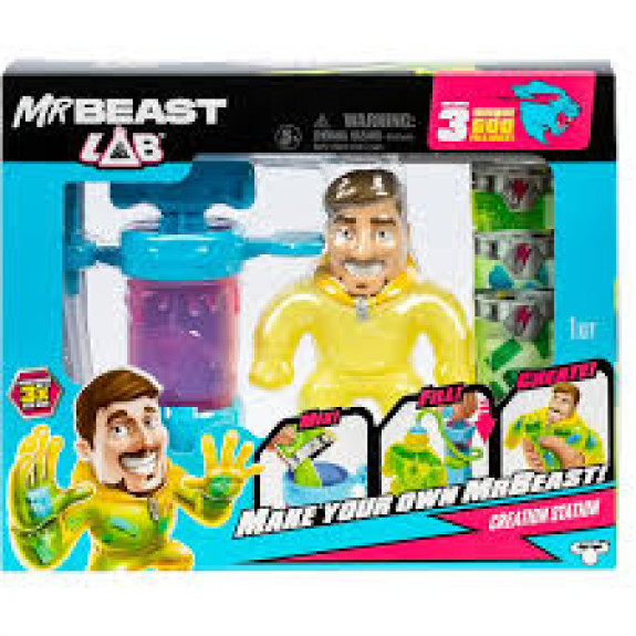 MRBEAST LAB HERO CREATOR MAKE YOUR OWN PK HAZMAT JIMMY